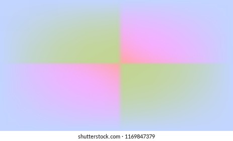 Pink, Green And Blue Pastel Gradient Mesh Vector Background With Copy Space And Four Sectioned Off Rectangles