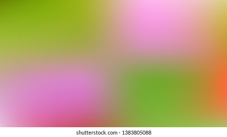 Pink and Green Blurred Background