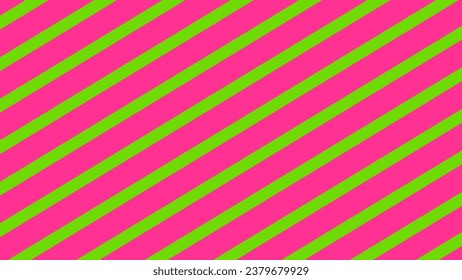 Pink and green diagonal stripes