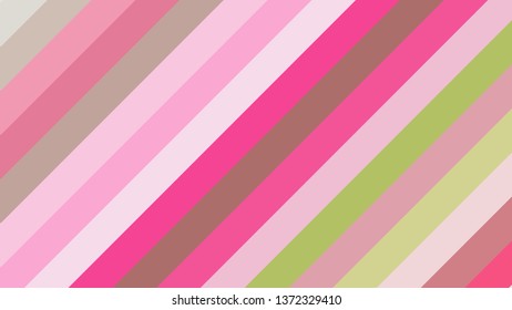 Pink and Green Diagonal Stripes Background Design