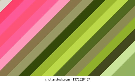 Pink and Green Diagonal Stripes Background Image