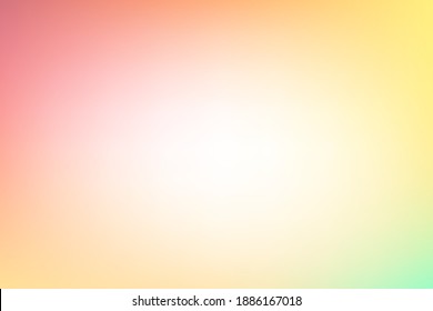 Pink, green, gold vector blurred background. Colorful background in abstract style with gradient. Elegant illustration for web, cover, place for tex