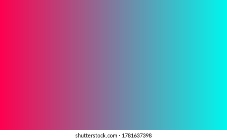 Pink green gradient horizontal background for social network. Mockup