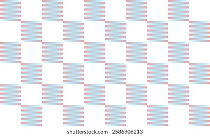 pink and green gradient strip checkerboard background, blue green gradient strips with repeat seamless style, replete image design for fabric printing or wallpaper, shirt print patter