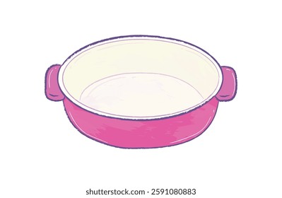 Pink and green modern kitchenware