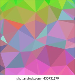 Pink green polygon background