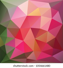 Pink and green polygonal background