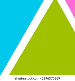 Pink and green triangles.Abstract background with colored triangles. 