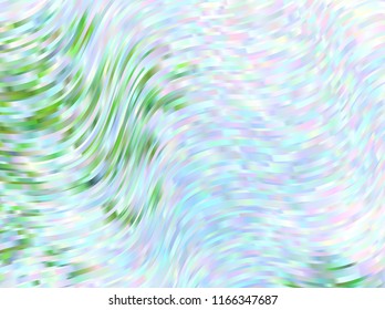 Pink, green vector pattern with liquid shapes. A vague circumflex abstract illustration with gradient. Bacground for your business design, posters, banners, social networks. 