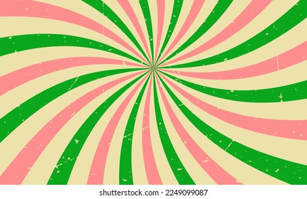 Pink and green vintage background with lines. Vector EPS10
