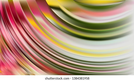 Pink and Green Wavy Background Illustrator