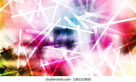 Pink Green and White Chaotic Overlapping Lines Background