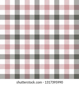 Pink, Green and white Lumberjack plaid seamless pattern.Texture from rhombus/squares for-plaid,tablecloths, clothes, shirts, dresses, paper, bedding, blankets and other textile products