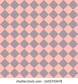 Pink and grey rhombuses seamless pattern. Vector illustration.