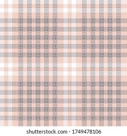 Pink, Grey and White modern tartan plaid Scottish seamless pattern.Texture from plaid,tablecloths, clothes, shirts, dresses, jacket, skirt, paper, blankets and other textile products.