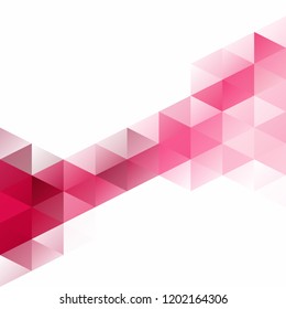 Pink Grid Mosaic Background, Creative Design Templates