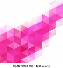 Pink Grid Mosaic Background, Creative Design Templates
