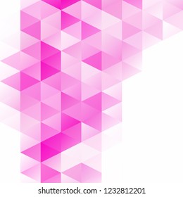 Pink Grid Mosaic Background, Creative Design Templates