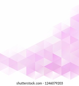 Pink Grid Mosaic Background, Creative Design Templates