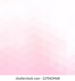 Pink Grid Mosaic Background, Creative Design Templates