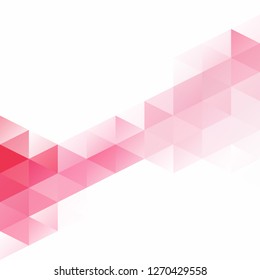 Pink Grid Mosaic Background, Creative Design Templates