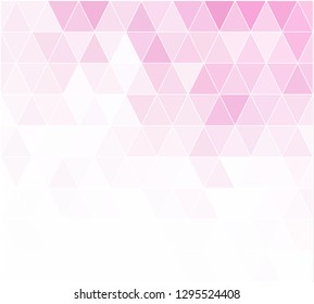 Pink Grid Mosaic Background, Creative Design Templates