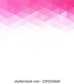 Pink Grid Mosaic Background, Creative Design Templates