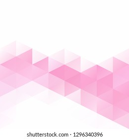 Pink Grid Mosaic Background, Creative Design Templates