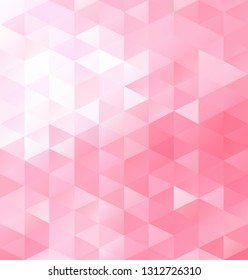 Pink Grid Mosaic Background, Creative Design Templates