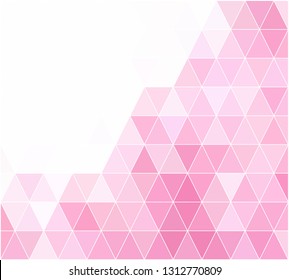 Pink Grid Mosaic Background, Creative Design Templates