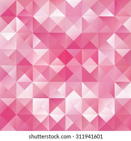 Pink Grid Mosaic Background, Creative Design Templates