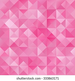 Pink Grid Mosaic Background, Creative Design Template