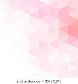 Pink Grid Mosaic Background, Creative Design Templates