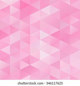 Pink Grid Mosaic Background, Creative Design Templates