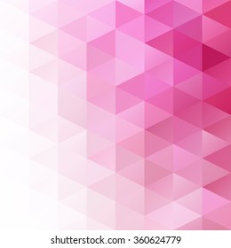 Pink Grid Mosaic Background, Creative Design Templates