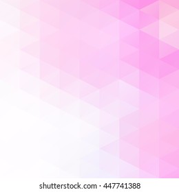 Pink Grid Mosaic Background, Creative Design Templates
