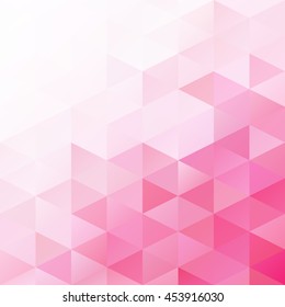 Pink Grid Mosaic Background, Creative Design Templates
