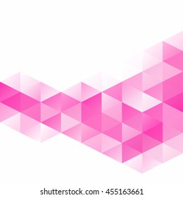 Pink Grid Mosaic Background, Creative Design Templates