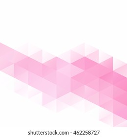 Pink Grid Mosaic Background, Creative Design Templates