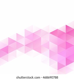 Pink Grid Mosaic Background, Creative Design Templates