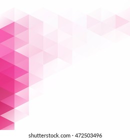 Pink Grid Mosaic Background, Creative Design Templates