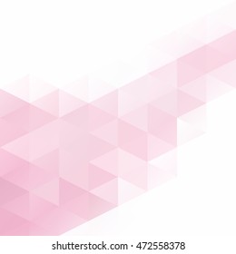 Pink Grid Mosaic Background, Creative Design Templates
