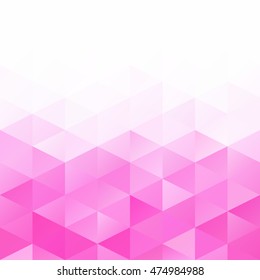 Pink Grid Mosaic Background, Creative Design Templates