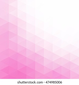 Pink Grid Mosaic Background, Creative Design Templates