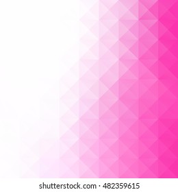Pink Grid Mosaic Background, Creative Design Templates