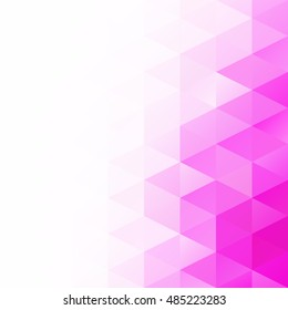 Pink Grid Mosaic Background, Creative Design Templates