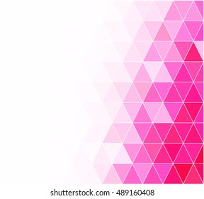 Pink Grid Mosaic Background, Creative Design Templates