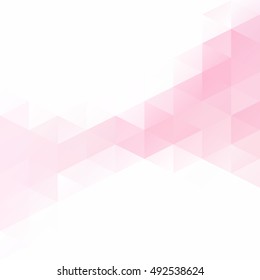 Pink Grid Mosaic Background, Creative Design Templates