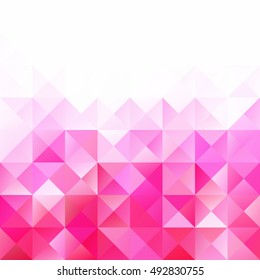 Pink Grid Mosaic Background, Creative Design Templates