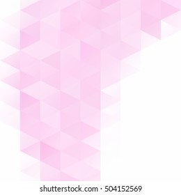 Pink Grid Mosaic Background, Creative Design Templates